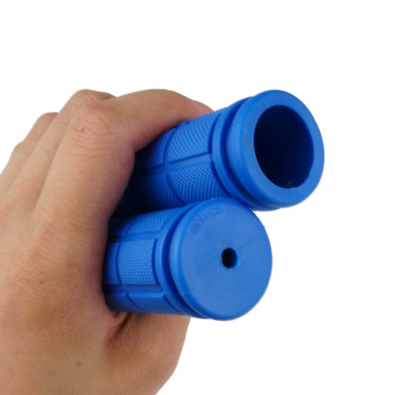 Kasteco 2 Pack Bicycle Bike Handlebar Scooter Streamers and Bicycle Handle Bar Grips,2 Types(Blue) - Image 5